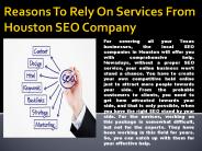 Reasons To Rely On Services From Houston SEO Company