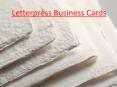 Letterpress Business Cards PowerPoint PPT Presentation