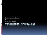 Vashikaran Specialist