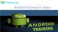 Android Training in Jaipur