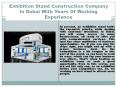 Exhibition Stand Construction Company In Dubai With Years PowerPoint PPT Presentation