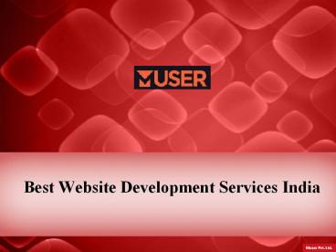 Best Website Development Services India