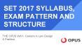 SET 2017 Syllabus, Exam pattern and Structure PowerPoint PPT Presentation