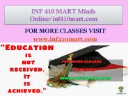 INF 410 MART Minds Online/inf410mart.com