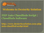 PHP Auto Classifieds Script | Classifieds Software