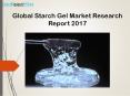 Global Starch Gel Market Research Report 2017 PowerPoint PPT Presentation