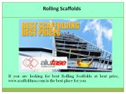 Maintenance scaffolding (1)