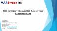 Tips to Improve Conversion Rate of your Ecommerce Site PowerPoint PPT Presentation