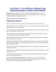 FyrePoster review in particular - FyrePoster bonus