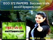 ECO 372 PAPERS  Success trials- eco372papers.com