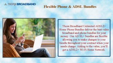 Thorn  Broadband | NBN Ready Wifi Modem