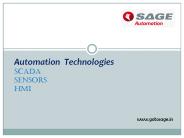 Automation  Technologies courses|SAGE Automation