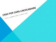 Cash For Cars Lincolnshire
