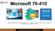 Pass4sure 70-410 vce download