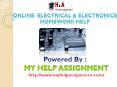 Electrical & electronics homework help PowerPoint PPT Presentation