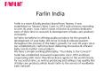 Farlin baby product in India