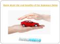 Know about the real benefits of Car Insurance Dubai PowerPoint PPT Presentation