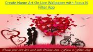 Create Amazing Name Art On Love Card