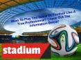 Want To Play The Game Of Football Like A True Professional? Check Out The Information Below! PowerPoint PPT Presentation