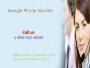 How does Google Phone Number function? 1-850-316-4893