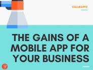 The gains of mobile apps for business