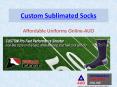 Custom Sublimated Socks PowerPoint PPT Presentation