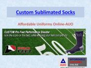 Custom Sublimated Socks