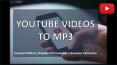 YouTube video to MP3 conversion PowerPoint PPT Presentation