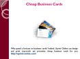 Cheap Business Cards