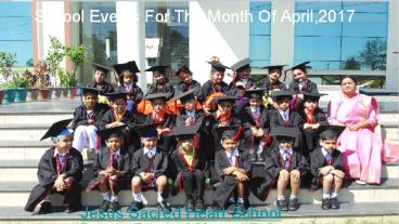 School Events For The Month Of April,2017.