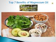 Top 7 Benefits of Magnesium Oil