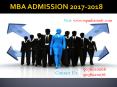 MBA ADMISSION 2017-2018 PowerPoint PPT Presentation