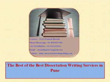 The Best of the Best Dissertation Writing Services in Pune (1)