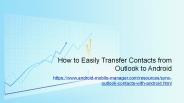 Best Way to Transfer Contacts between Android and Computer
