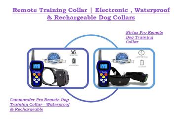 Remote training collar - Electronic , Waterproof and Rechargeable dog collars