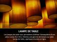 Lampe De Table PowerPoint PPT Presentation