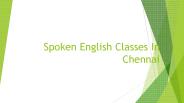 Spoken English Class in Chennai