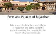 Forts and Palaces of Rajasthan