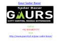 Gaur Sadar Bazaar Best retail shop Project PowerPoint PPT Presentation