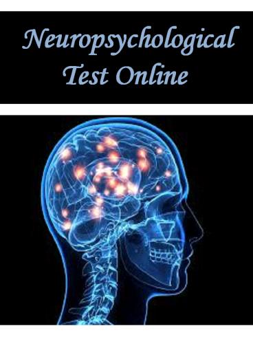 Neuropsychological Test Online