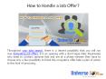 How to Handle a Job Offer? PowerPoint PPT Presentation
