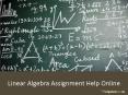 Linear Algebra Assignment Help Online by top Maths Experts PowerPoint PPT Presentation
