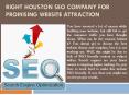 Right Houston SEO Company for Promising Website Attraction PowerPoint PPT Presentation