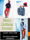 Custom Suits Toronto