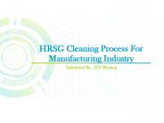 HRSG Cleaning Process For Manufacturing Industry