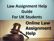 Law Assignment Help Guide For UK Students