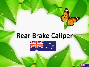 Rear Brake Caliper
