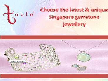 Choose the best quality of Gemstone Jewellery