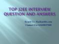 J2EE Interview Questions PowerPoint PPT Presentation