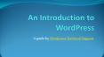 WordPress Technical Helpline PowerPoint PPT Presentation